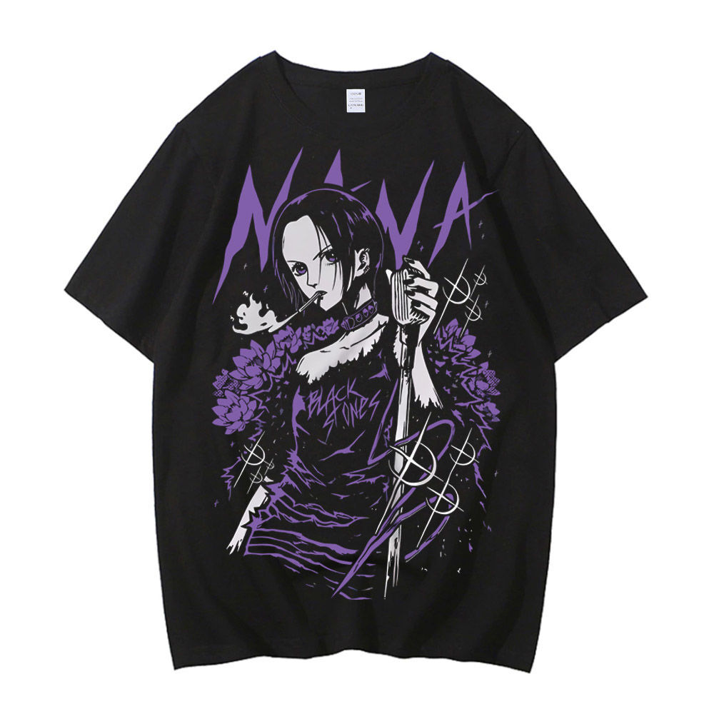 Nana Anime Merchandise - Siyah Taşlar Nana Osaki pamuklu tişört