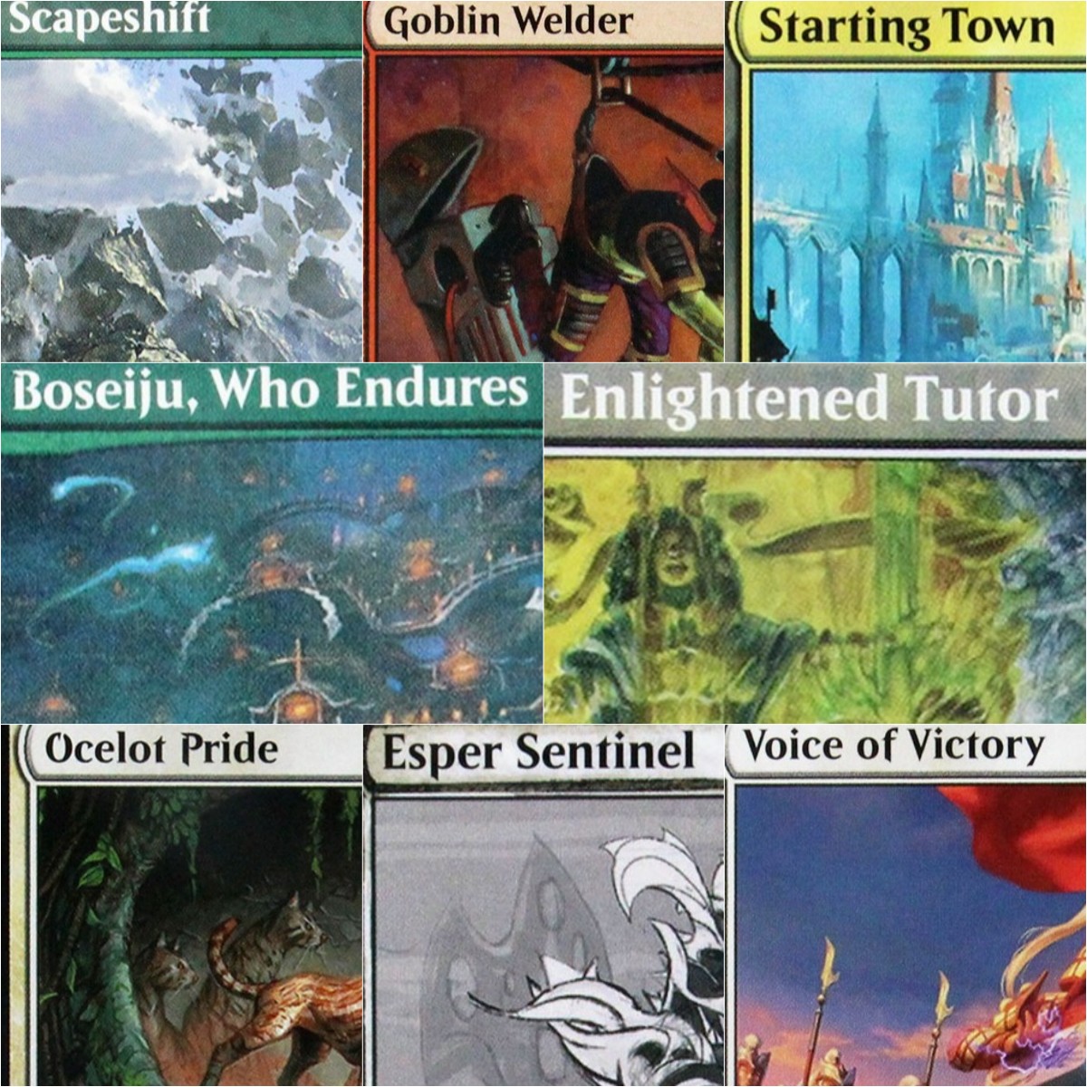 Themed Playing Card - [Ork Yay ustaları/Başlangıç Kasabası/Displacer Yavrusu/Ocelot Gururu]