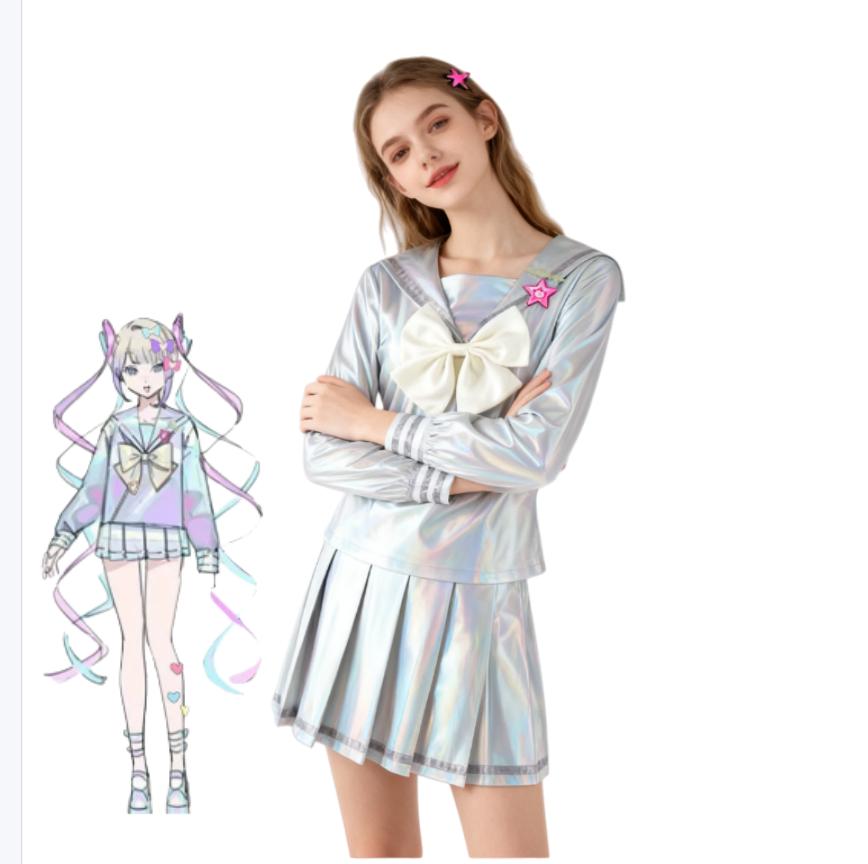 Cosplay Wig Colored - Needy Girl Overdose KAngel Cosplay Kostümü