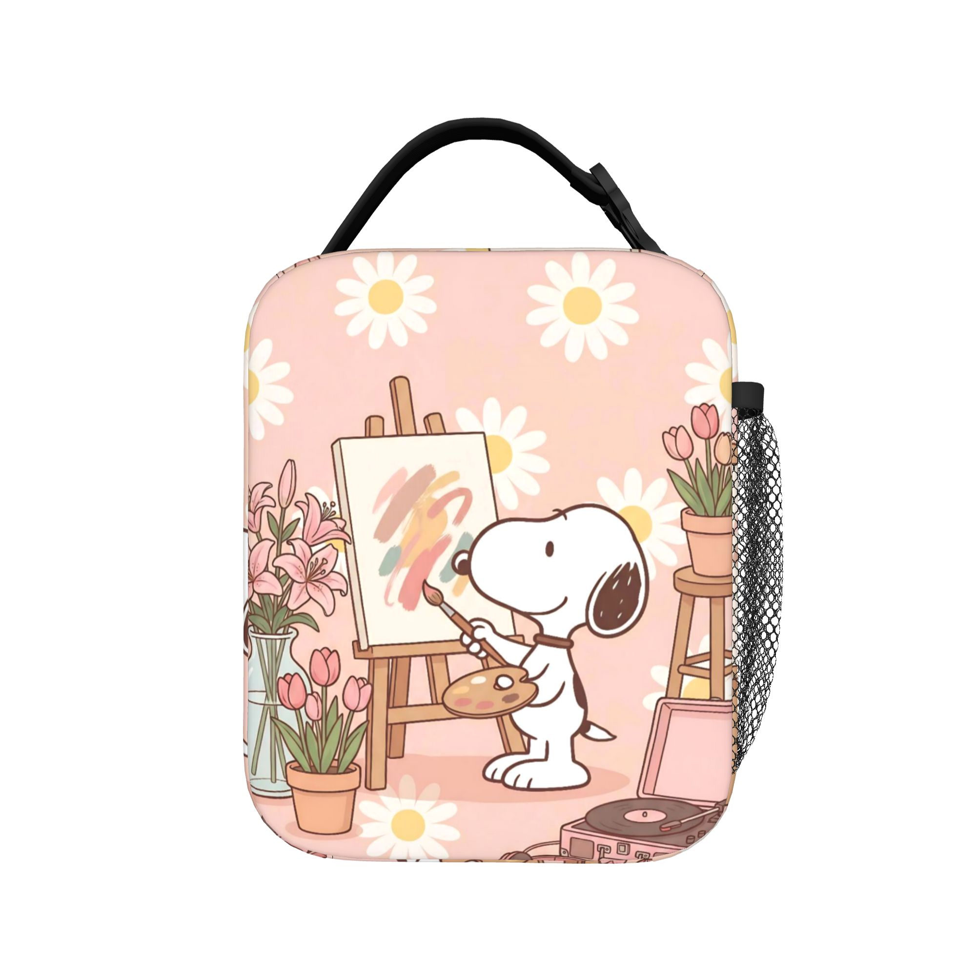Manga Storage Box - Sevimli S-Snoopys Yalıtımlı Öğle Yemeği Çantası