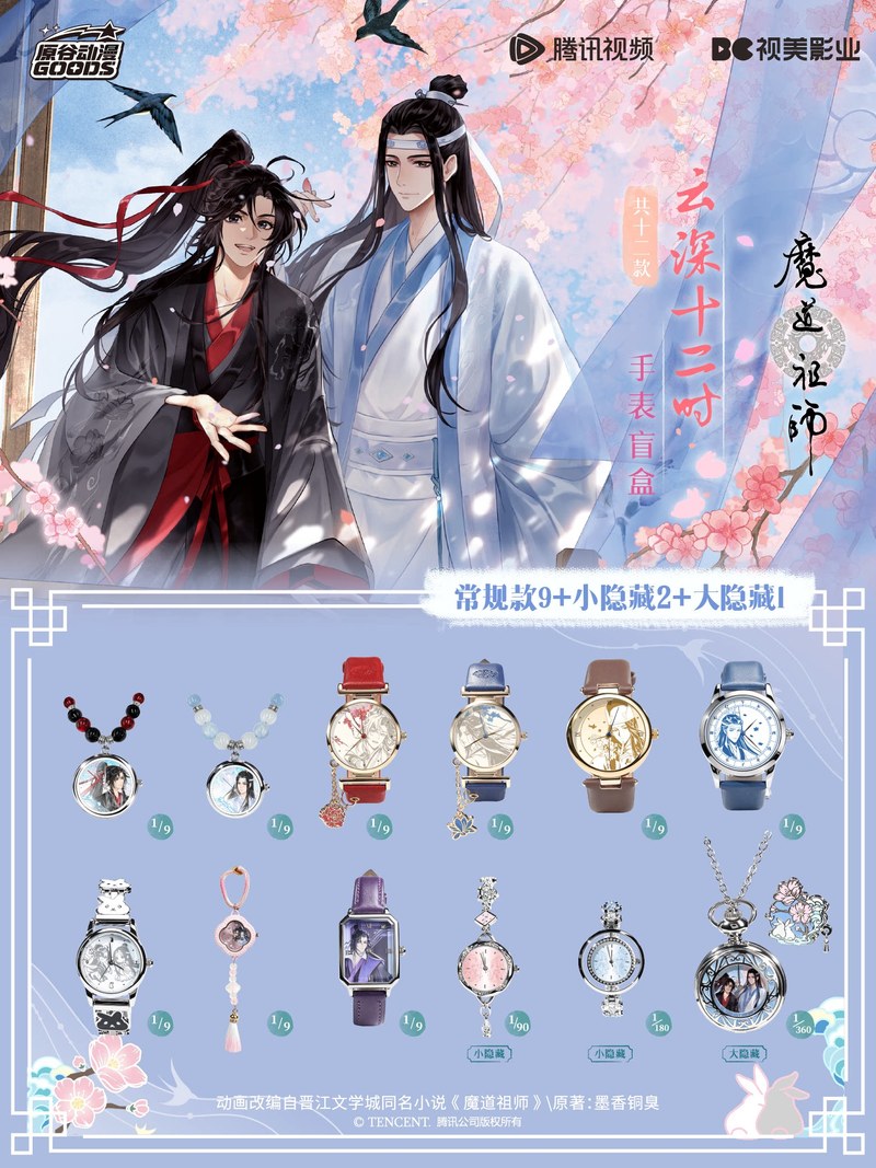 Anime Merchandise Box - Mdzs Acg Ürünleri The Untamed Saat