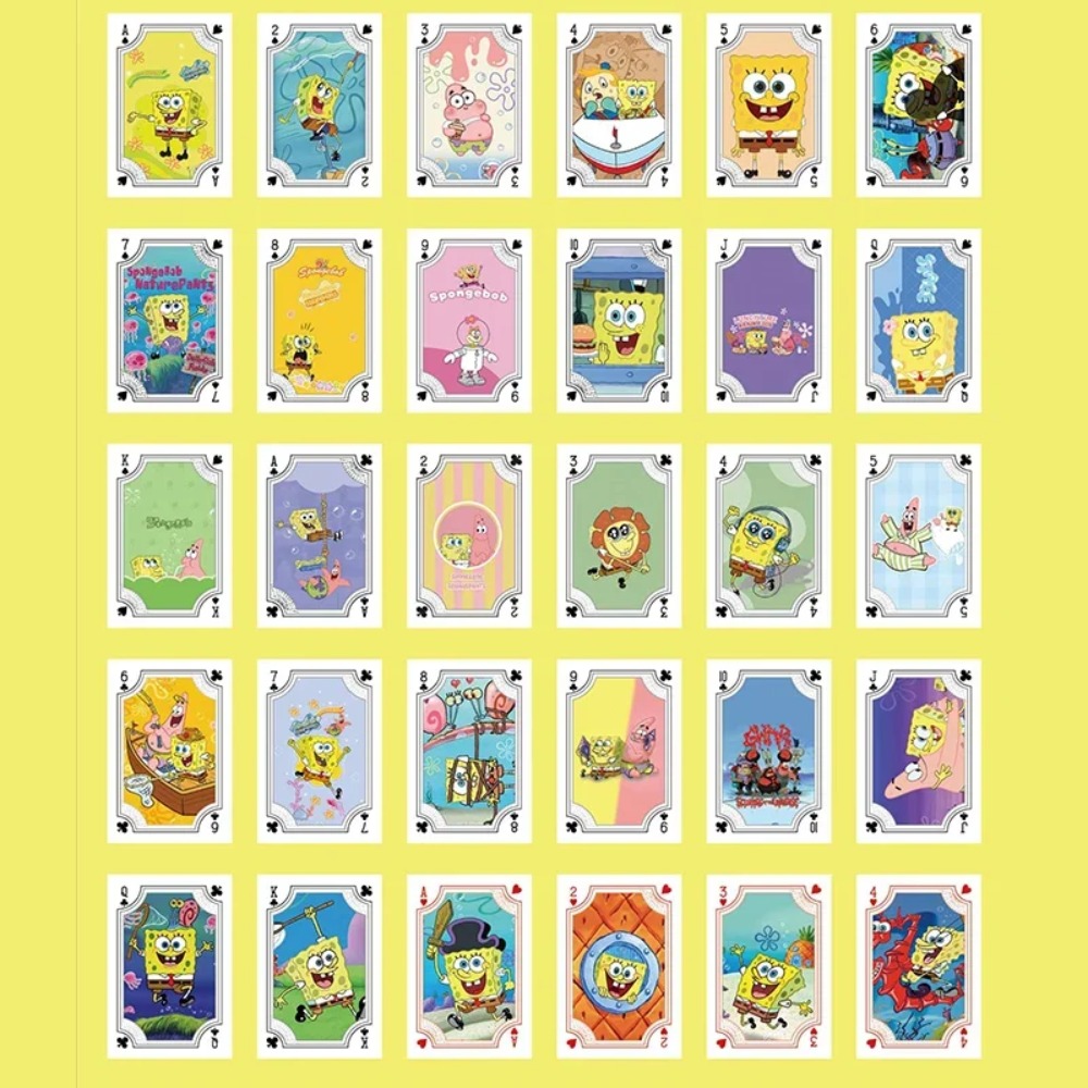 54 yaprak/kutu Sünger Bob Anim - Themed Playing Card incelemesi ve fiyatı