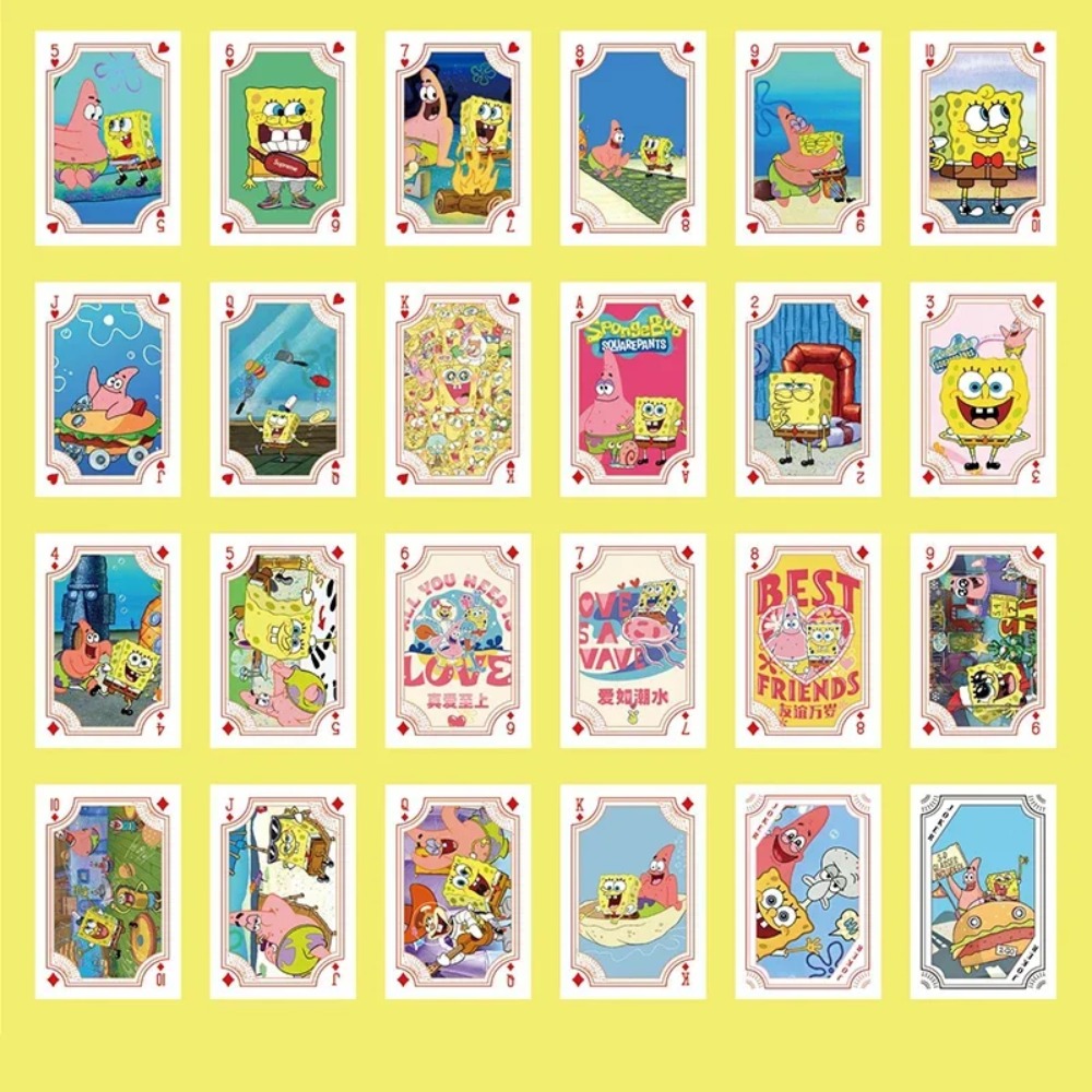 54 yaprak/kutu Sünger Bob Anim - Themed Playing Card incelemesi ve fiyatı