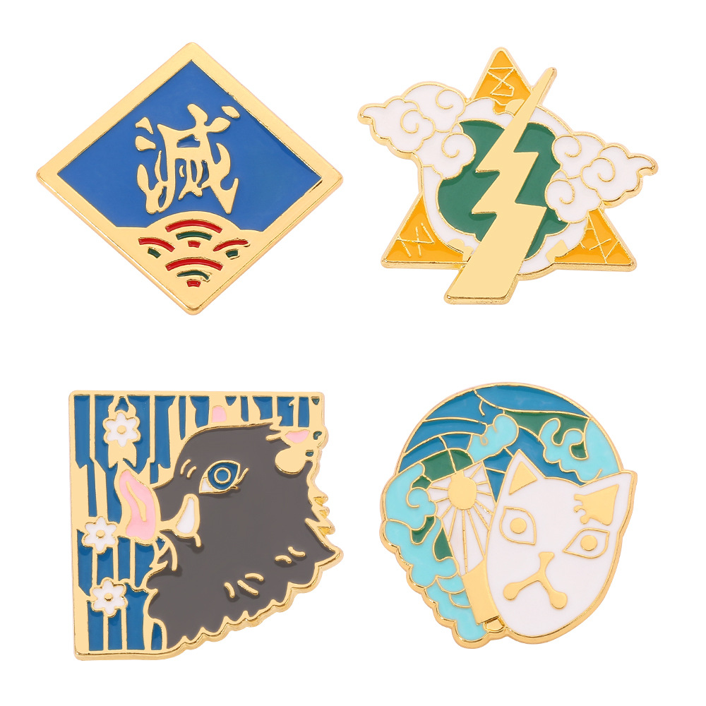 1 adet Anime Ürünleri Pin Roze - Anime Merchandise Logo incelemesi ve fiyatı